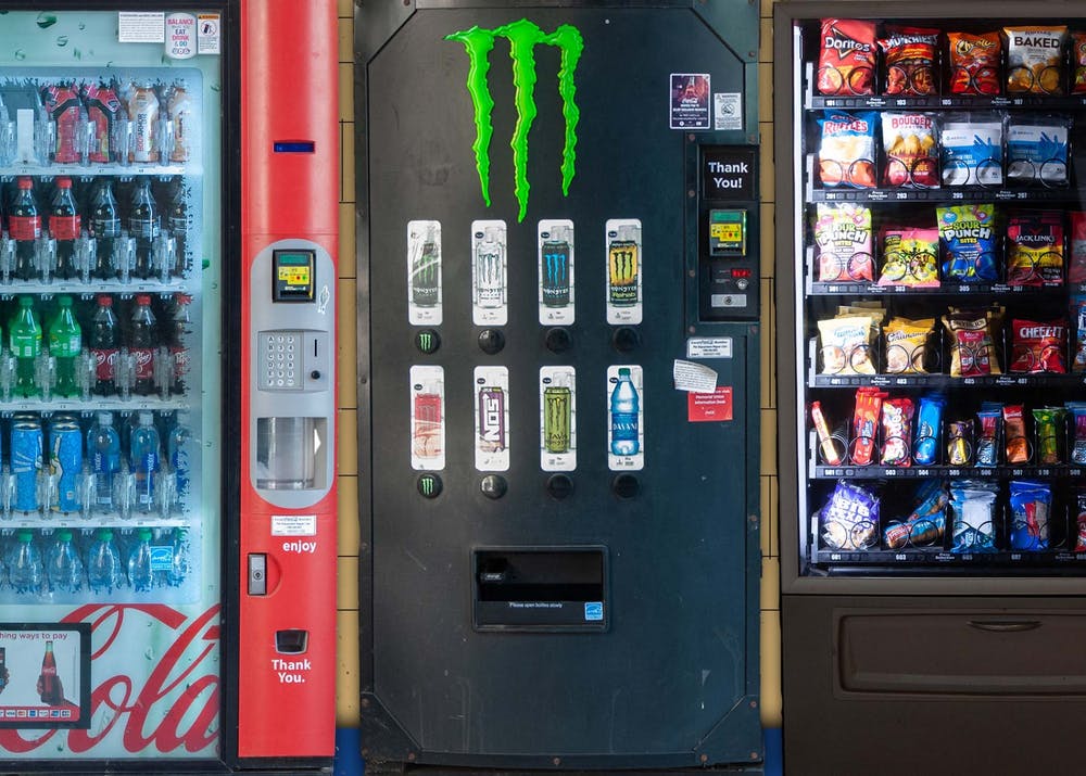 The drinks vending machines are extremely affordable and available